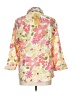 Alfred Dunner Floral Pink 3/4 Sleeve Blouse Size 10 - photo 2
