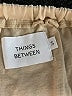 Things Between 100% Cotton Solid Tan Casual Dress Size S - photo 7