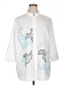 MING WANG White Long Sleeve Blouse Size 1X - photo 1