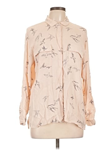 Zara Basic Long Sleeve Blouse (view 1)