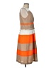 New Directions Color Block Orange Cocktail Dress Size 12 - photo 4