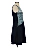 Bailey 44 100% Leather Graphic Blue Cocktail Dress Size S - photo 4
