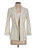 H&M Stripes Ivory Blazer Size 4 - photo 1