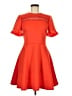 Ted Baker London Orange Cocktail Dress Size 6 (2) - photo 1