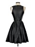 Aqua Solid Black Cocktail Dress Size XS - photo 2