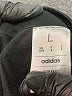 Adidas 100% Polyester Black Zip Up Hoodie Size L - photo 7
