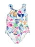 Gymboree Print Blue One Piece Swimsuit Size 7 - photo 1