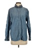 J.Crew Blue Long Sleeve Button-Down Shirt Size 2 - photo 1