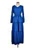 Unbranded 100% Polyester Blue Casual Dress Size L - photo 1