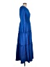 Unbranded 100% Polyester Blue Casual Dress Size L - photo 4