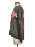 Lou & Grey Hearts Gray Pullover Sweater Size S - photo 5