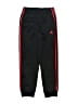 Adidas 100% Polyester Black Track Pants Size 7 - photo 1