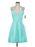 Just Fab Solid Teal Cocktail Dress Size XL - photo 1