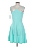 Just Fab Solid Teal Cocktail Dress Size XL - photo 2