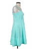 Just Fab Solid Teal Cocktail Dress Size XL - photo 4