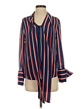 Alice + Olivia Long Sleeve Silk Top