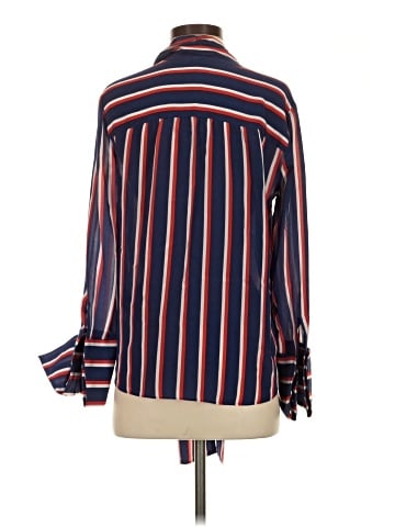 Alice + Olivia Long Sleeve Silk Top (view 2)