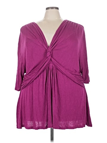 Kiyonna 3/4 Sleeve Blouse (view 1)