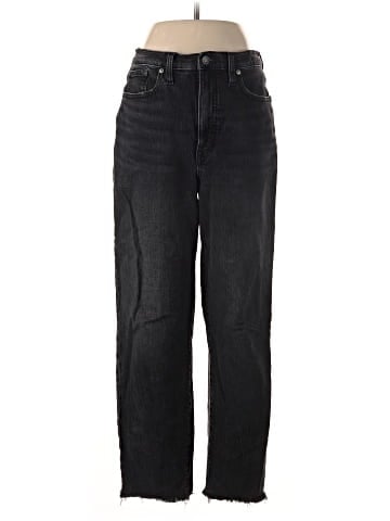 Madewell Tall Balloon Jeans in Biscayne Wash: Raw-Hem Edition (view 1)