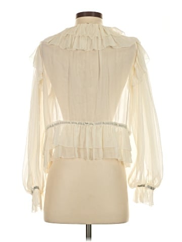 Ulla Johnson 3/4 Sleeve Silk Top (view 2)