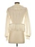 Ulla Johnson 100% Silk Ivory 3/4 Sleeve Silk Top Size 2 - photo 2