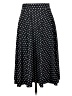 Covington Polka Dots Black Casual Skirt Size S (estimated) - photo 1