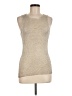 Boston Proper Tan Sleeveless T-Shirt Size M - photo 1