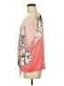 Roz & Ali 100% Polyester Pink Short Sleeve Blouse Size M - photo 5