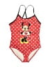Disney Polka Dots Red One Piece Swimsuit Size 6X - photo 1