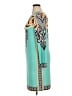 Donna Morgan Paisley Teal Casual Dress Size 14 - photo 5