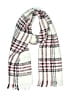 Chico's Plaid White Scarf One size - photo 1