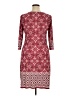 Wisp Print Burgundy Casual Dress Size 14 - photo 2