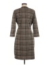 Anne Klein Plaid Brown Casual Dress Size 8 - photo 2