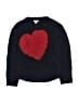Crewcuts Hearts Blue Pullover Sweater Size 8 - 9 - photo 1