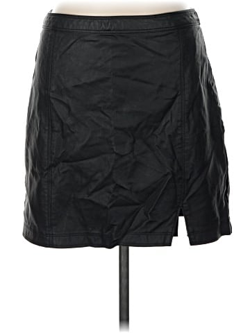 Abercrombie & Fitch Faux Leather Skirt (view 1)