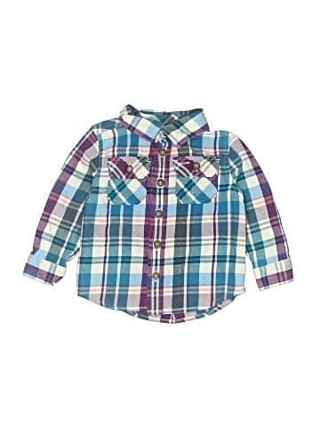 Tea Long Sleeve Button-Down Shirt (view 1)