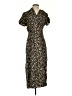 Max Studio 100% Rayon Print Black Casual Dress Size 2 - photo 1