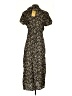 Max Studio 100% Rayon Print Black Casual Dress Size 2 - photo 2