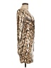 Privy Animal Print Tan Cocktail Dress Size L - photo 4