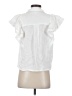 Calypso St. Barth White Short Sleeve Blouse Size S - photo 2