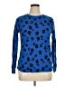 Style&Co Animal Print Blue Pullover Sweater Size XL - photo 1