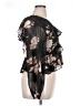 Parker 100% Polyester Black 3/4 Sleeve Blouse Size 16 - photo 4