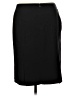 Theory Solid Black Formal Skirt Size 10 - photo 2