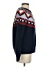 Tory Sport Chevron-herringbone Blue Pullover Sweater Size S - photo 4