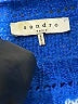 Sandro Argyle Blue Pullover Sweater Size M (estimated) - photo 7