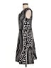 Sandra Darren Graphic Gray Casual Dress Size 6 - photo 5