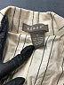 Kenar 100% Cotton Stripes Ivory Blazer Size 10 - photo 6