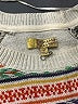 Princess Vera Wang Print White Pullover Sweater Size M - photo 7