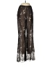 H&M 100% Polyamide Stars Black Dress Pants Size S - photo 1
