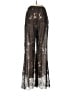 H&M 100% Polyamide Stars Black Dress Pants Size S - photo 2